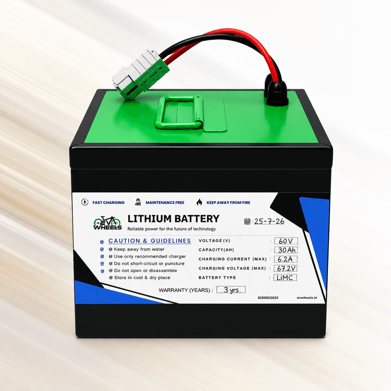 60v 27Ah Li-ion Battery Pack